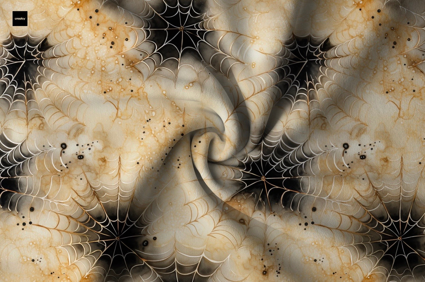 Sand Spinnennetz Halloween